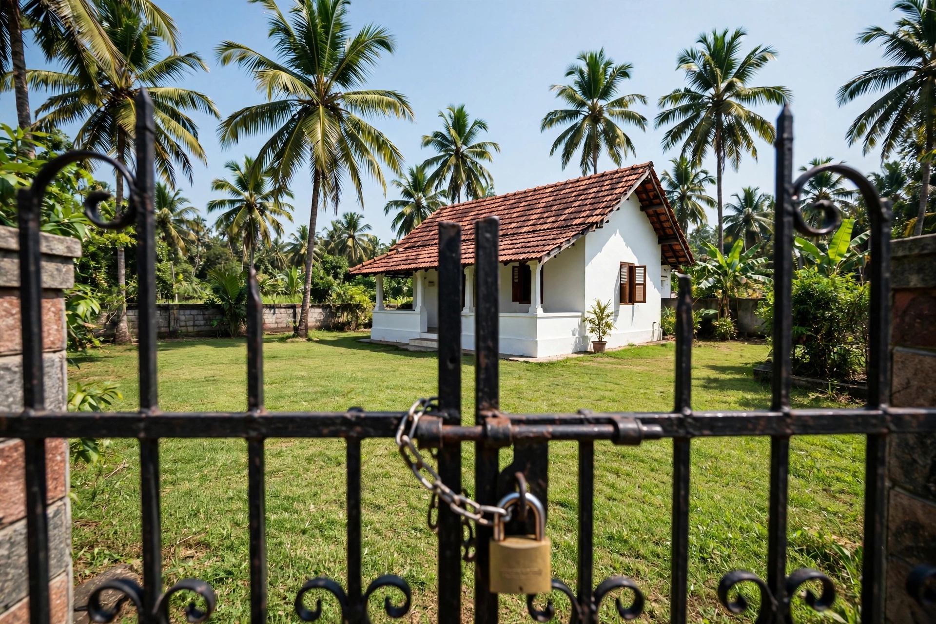 Title:* 4 Acre 16 Cent Gated Property with House for Sale - 4.16 Crore